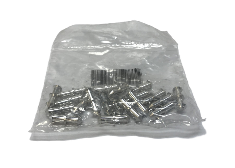 Unbranded Pack of (20) 3/8" Round Belt Connector L04CON10S NOS