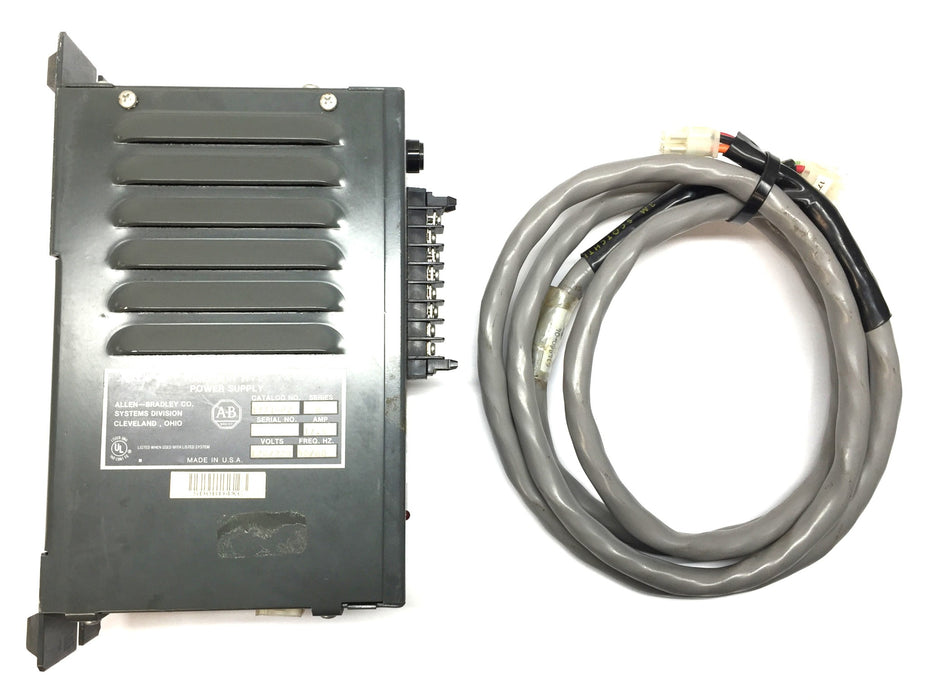 Allen-Bradley 120/220V Ser.B Power Supply Unit with Power Cord 1771-P2 USED