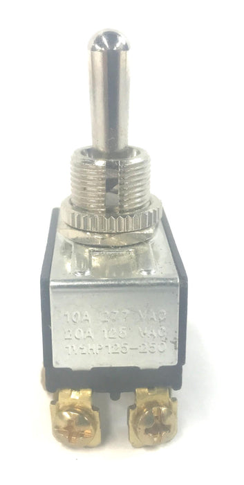 DEVCO Metal Bat Handle Switch 10A-250V Double Pole/Double Throw ED494 NOS
