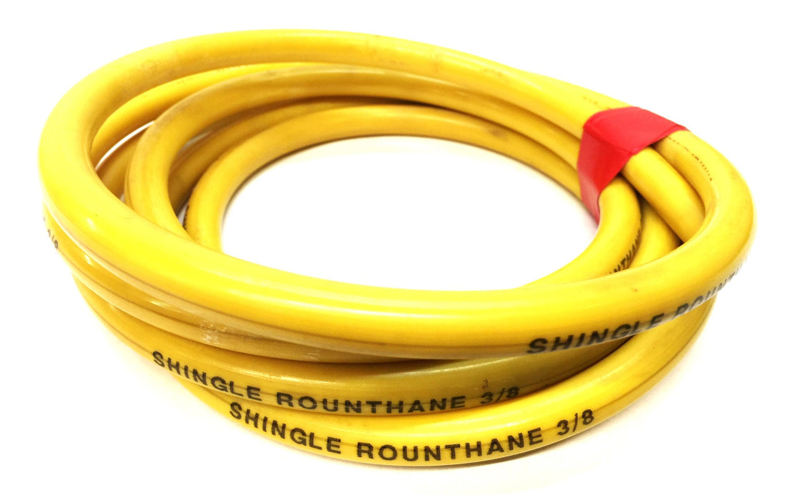 Shingle Rounthane Hollow 3/8" x 9' Yellow Belting NOS