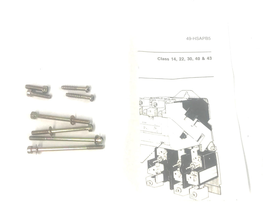 Furnas Selector Switch Kit HAND-OFF-AUTO Horz Type 49SASB1 NOS