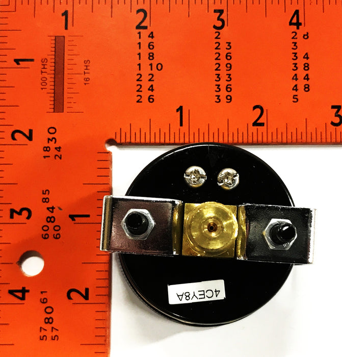 Unbranded 2 inch Panel Mount U-Clamp Pressure Gauge 4CEY8 [Lot of 2] NOS