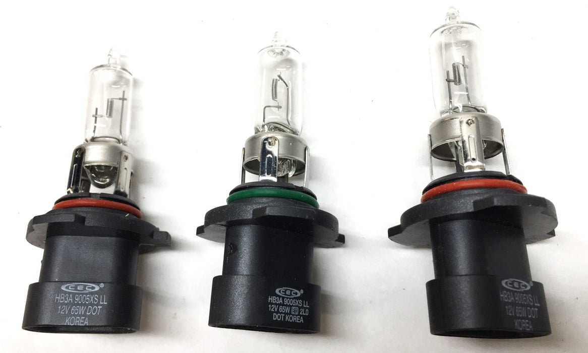 CEC 65W Halogen Automotive High Beam Replacement Bulb 9005XSLL [Lot of 3] NOS