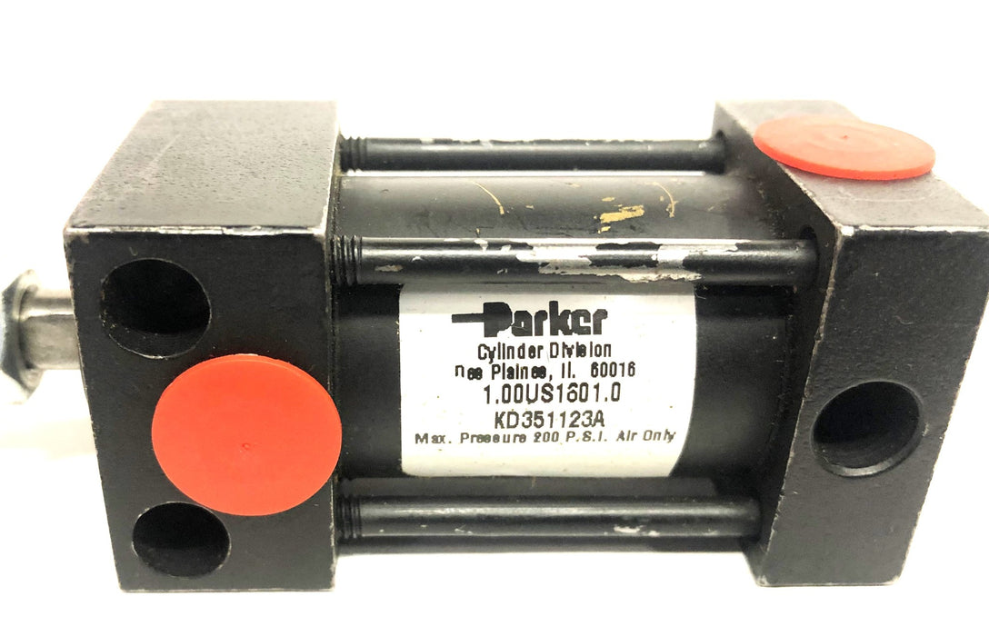 Parker 200PSI Max Air Only Pneumatic Cylinder 1.00US1601.0 (KD351123A) NOS