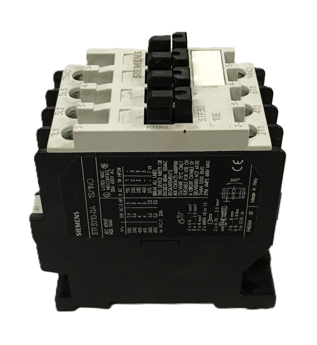 Siemens Contactor 3TF30 10-0AP6 NOS