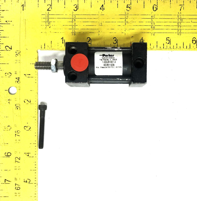 Parker 200PSI Max Air Only Pneumatic Cylinder 1.00US1601.0 (KD351123A) NOS