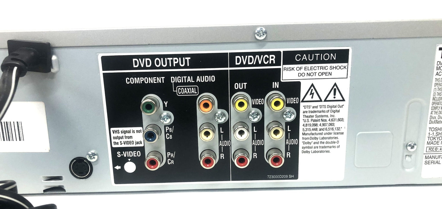 Toshiba DVD/VCR Deck SD-V394SU No Remote USED
