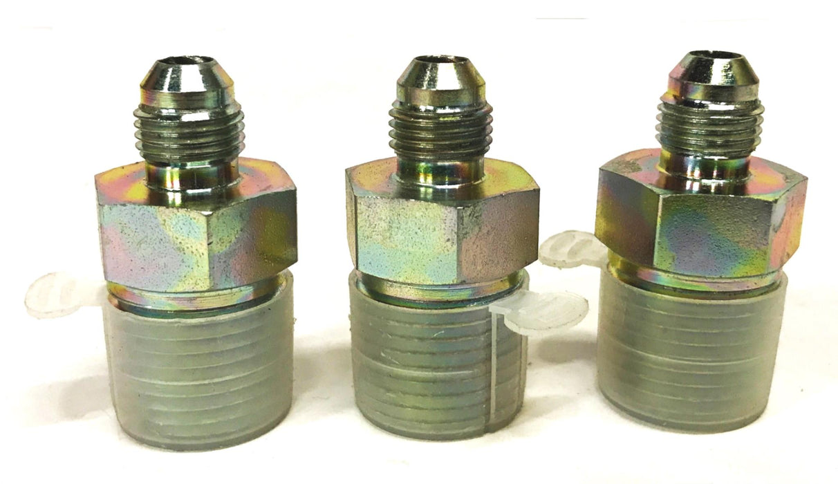 Brennan Industries Straight Adapter 2404-05-08 [Lot of 3] NOS