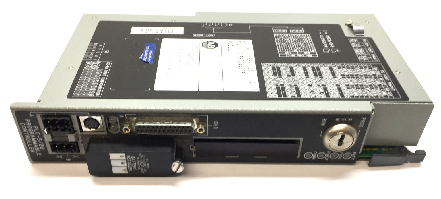 AB PLC-5/20 Processor Module w/o Key 1785-L20B Firm Rev.K/Ser.C (96146675) USED