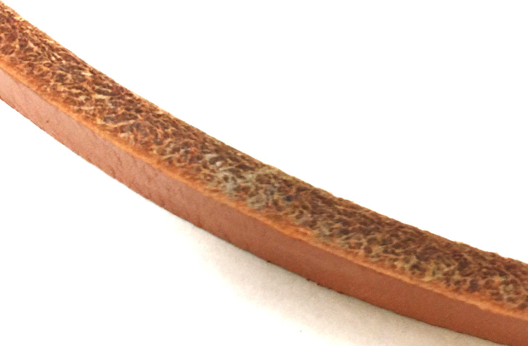 Unbranded 24' Imperfect Brown Leather Strap 3/4"wide x 1/8"thick USED