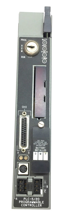 AB PLC-5/20 Processor Module w/o Key 1785-L20B Firm Rev.K/Ser.C (96146675) USED