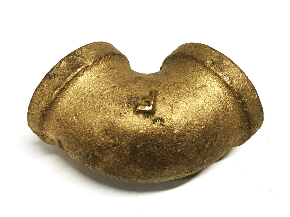 Unbranded 1/2 inch Female Brass 90-degree Elbow [Lot of 5] NOS