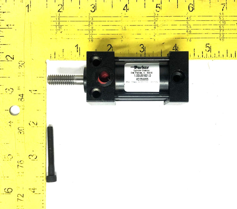 Parker 200PSI Max Air Only Pneumatic Cylinder 1.00US1601.0 (KD35995) NOS