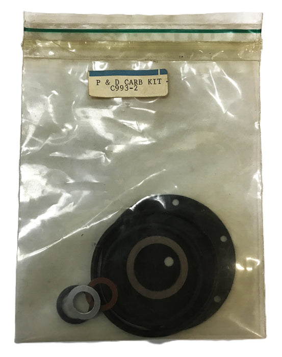 P & D 7-Piece Carburetor Repair Kit C993-2 {Lot of 8] NOS