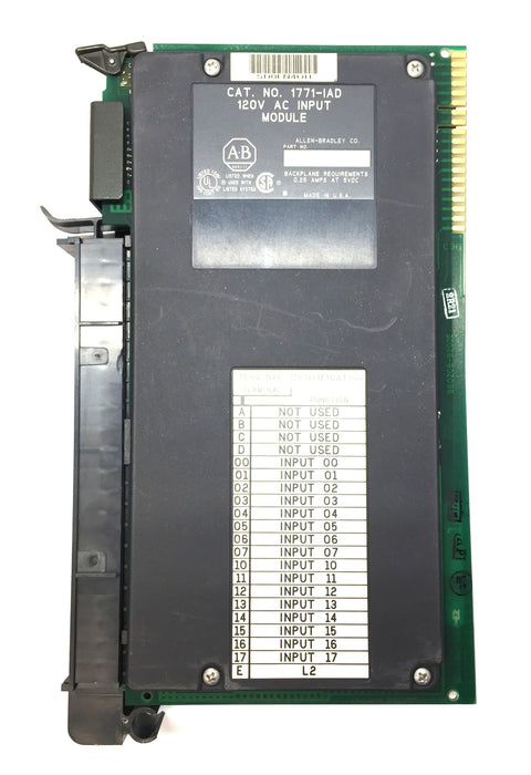 Allen-Bradley 120V AC Input Module 1771-IAD USED