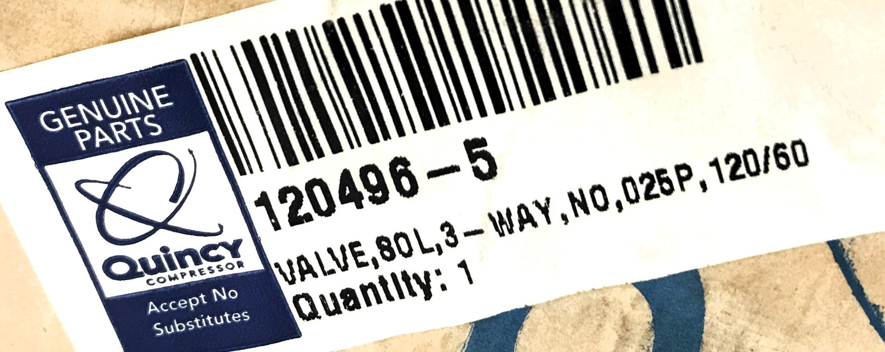 Asco Red-Hat II Solenoid Valve 120496-5 NOS