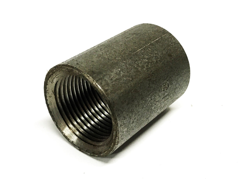 Unbranded 1 inch Female Steel Straight Pipe Coupling [Lot of 5] NOS
