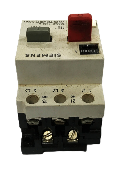 Siemens Protector Circuit Breaker 3VE1010-2F NOS