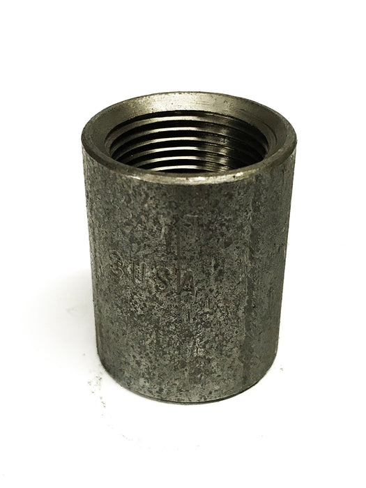 Unbranded 1 inch Female Steel Straight Pipe Coupling [Lot of 4] NOS