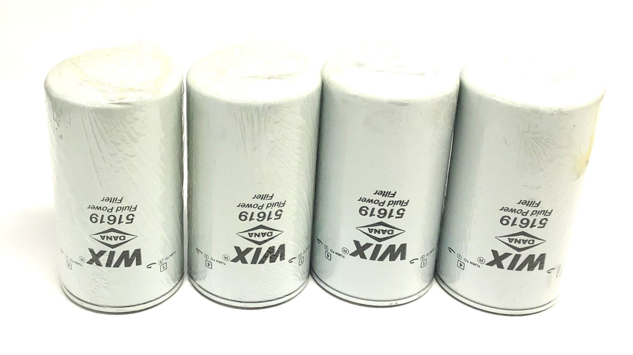 WIX Dana Fluid Power Filter 51619 [Lot of 4] NOS