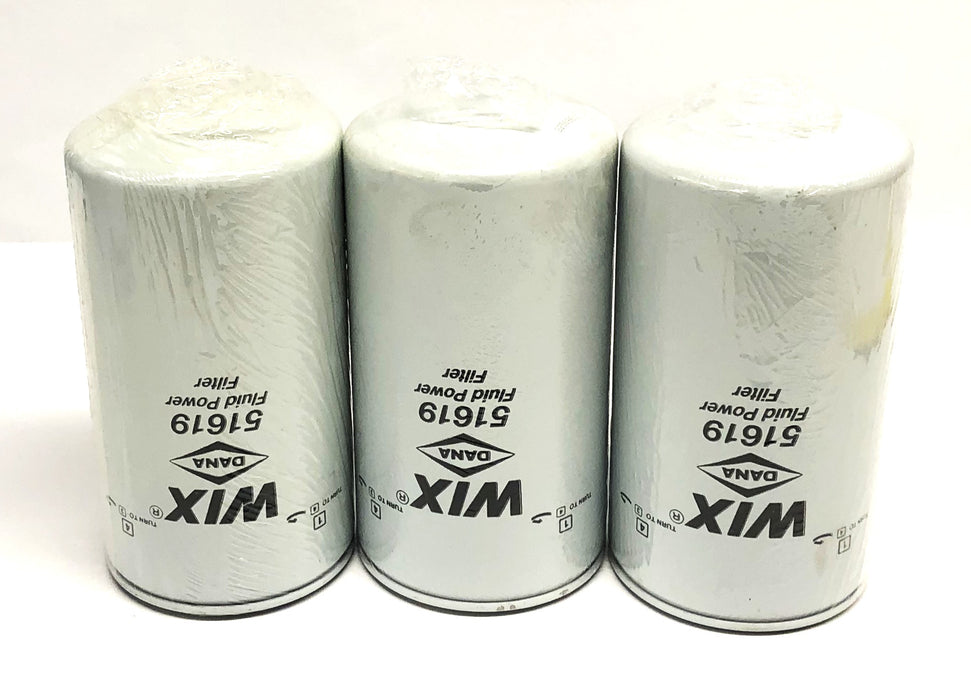 WIX Dana Fluid Power Filter 51619 [Lot of 3] NOS