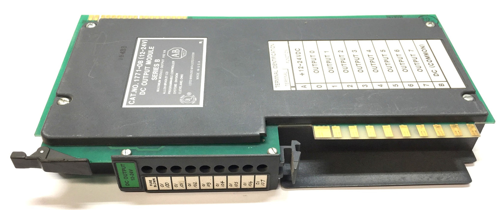 Allen-Bradley 12-24V DC Output Module 1771-OB (960093) [Lot of 2] USED