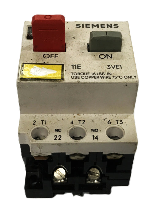 Siemens Protector Circuit Breaker 3VE1010-2G NOS
