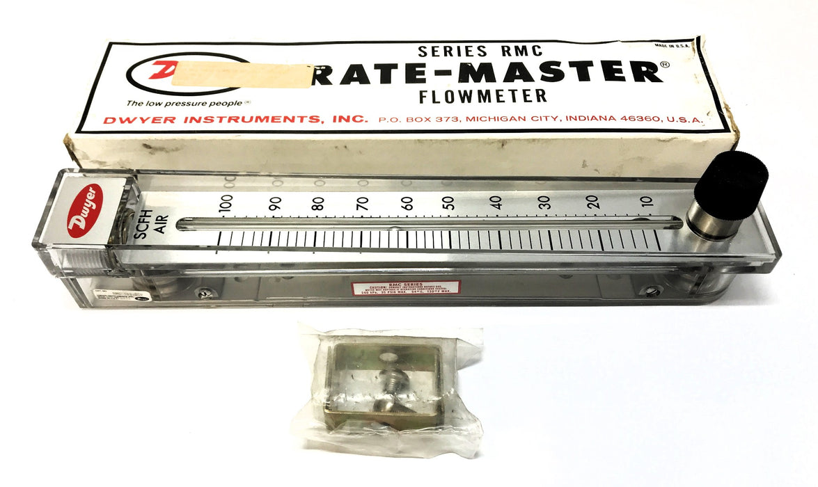 Dwyer Master Flowmeter RMC-102-SSV NOS
