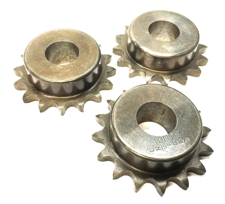 UZM Roller Chain Sprocket 40B16 [Lot of 3] NOS
