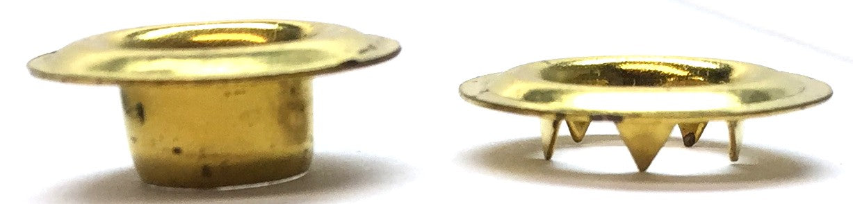 Lord and Hodge Figure 101 Size#0 Brass Teeth Grommet [Lot of 300] NOS