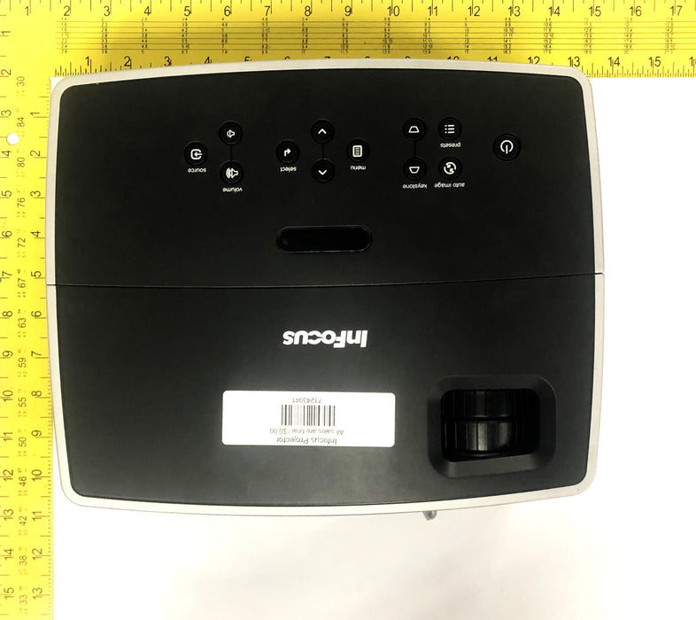 InFocus 100-240VAC 3.0A 50-60Hz Projector IN2104 No Power Cord Or Wiring USED