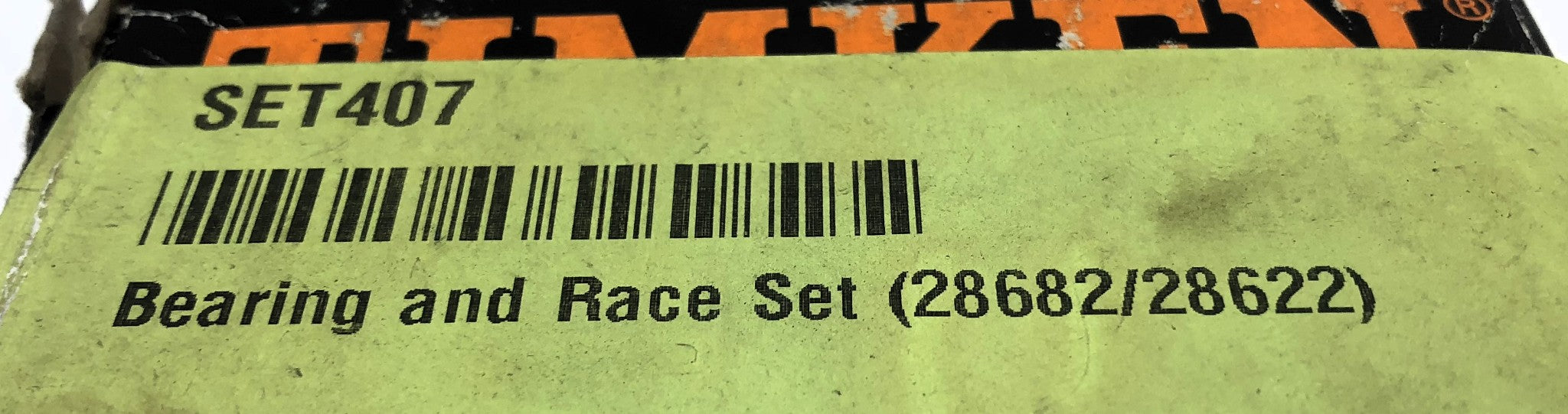Timken Cup & Cone Bearing SET407 (28682/28622) NOS