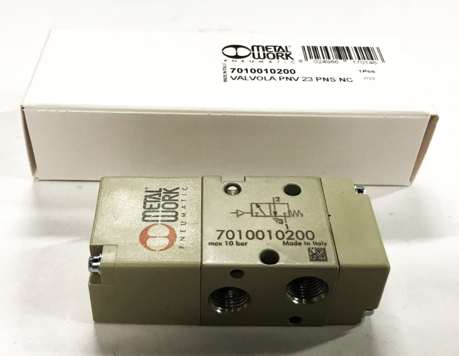 Metal Work Pneumatic Control Valve 7010010200 NOS