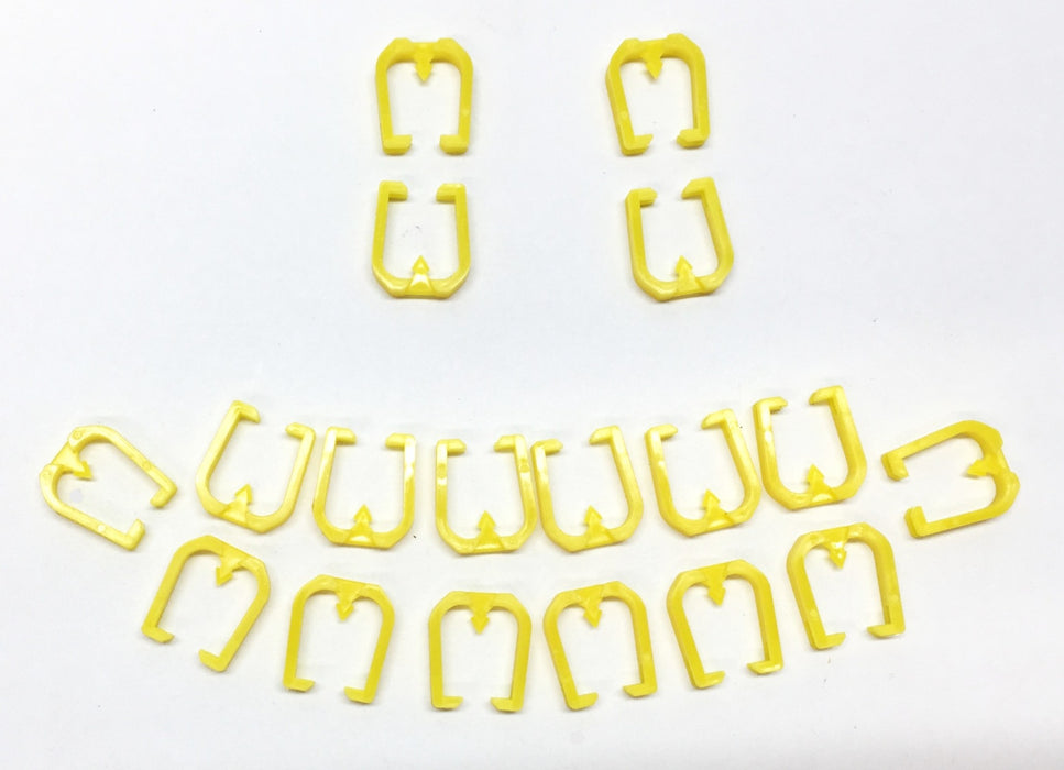 Allen-Bradley Yellow Plastic Keying Plug Kit Pack Series.A 1777-RK (18pcs) NOS