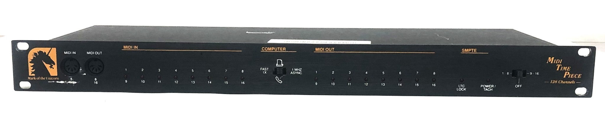 Mark Of The Unicorn MIDI Time Piece 128 Channels No Power Cord USED