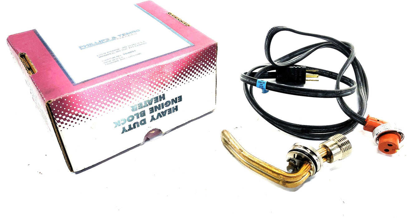 ZeroStart CSA Series C 1250W 120VAC Block Heater Assembly 3500044 (LR1843) NOS