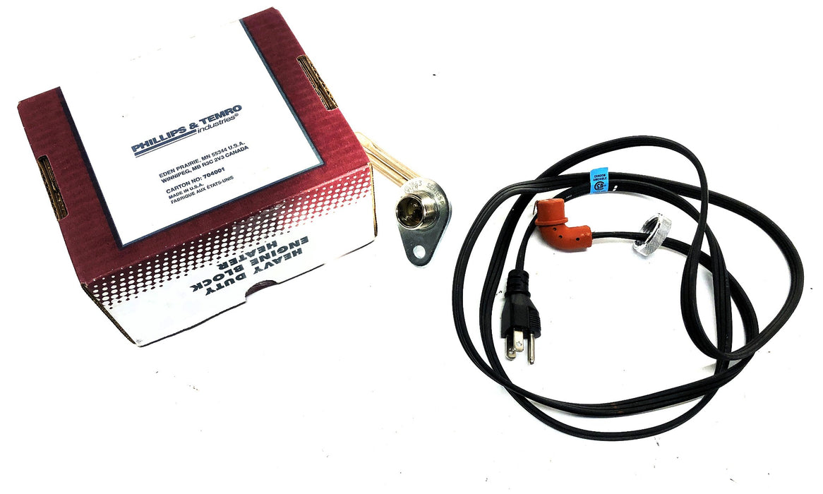 ZeroStart CSA Series P 1250W 120VAC Block Heater Assembly 0256 (LR1843) NOS