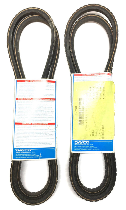 Dayco Gold Label Top Cog V-Belt 17590 (13A1500) [Lot of 2] NOS