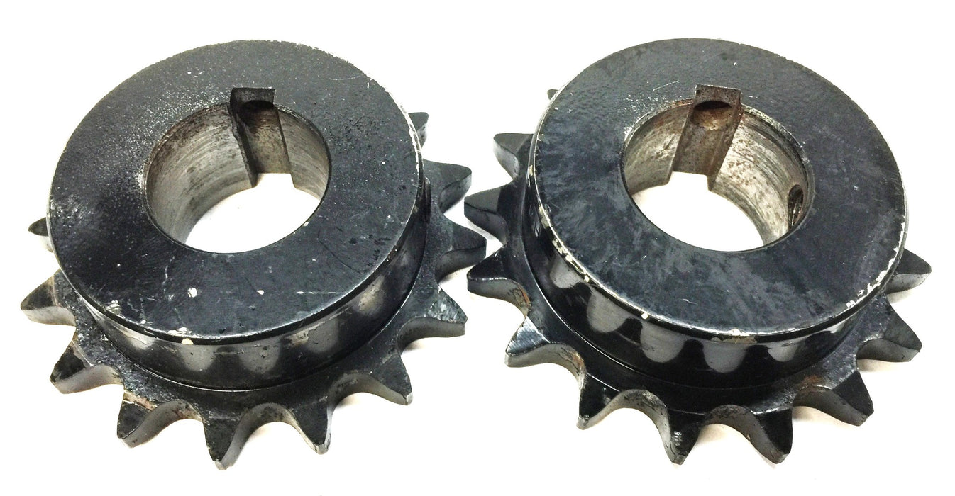 Browning 16 Tooth Roller Chain Sprocket H4016X1 [Lot of 2] NOS
