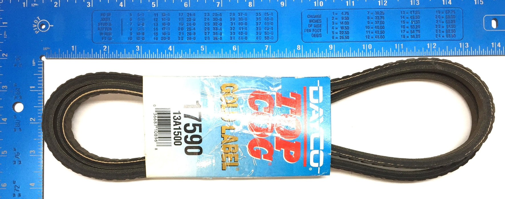 Dayco Gold Label Top Cog V-Belt 17590 (13A1500) [Lot of 2] NOS