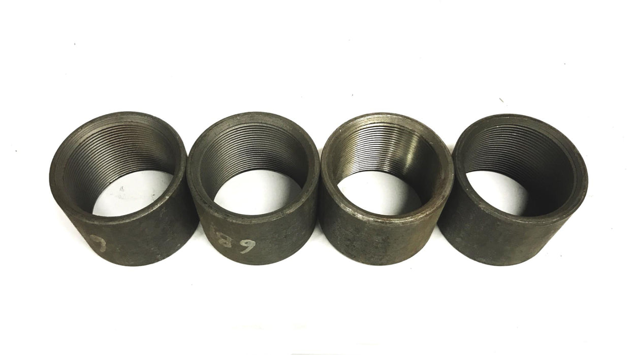 Unbranded 2 inch Female Malleable Iron Pipe Fitting [Lot of 4] NOS