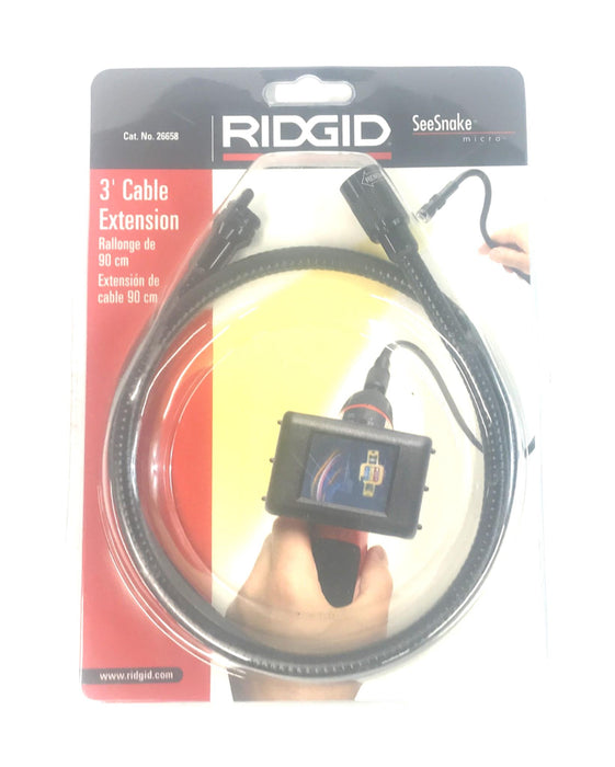 Ridgid SeeSnake Micro 3' Cable Extension 26658 NOS