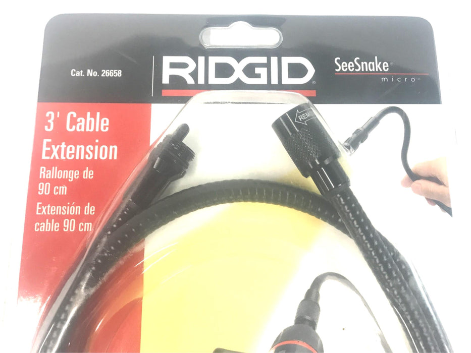 Ridgid SeeSnake Micro 3' Cable Extension 26658 NOS