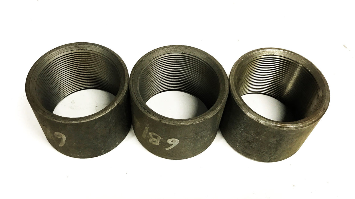 Unbranded 2 inch Female Malleable Iron Pipe Fitting [Lot of 3] NOS