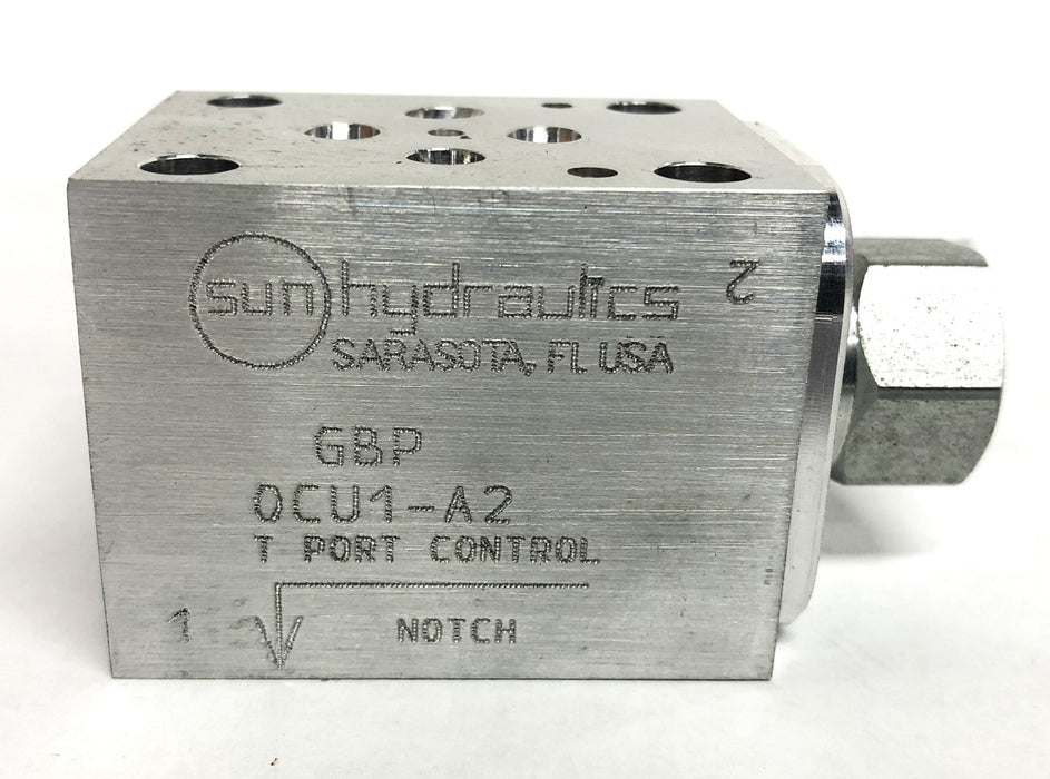 Sun Hydraulics GBP Valve Body OCU1-A2 NOS