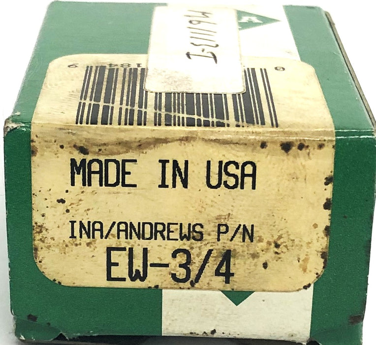 INA Thrust Ball Bearing EW3/4 [Lot of 3] NOS