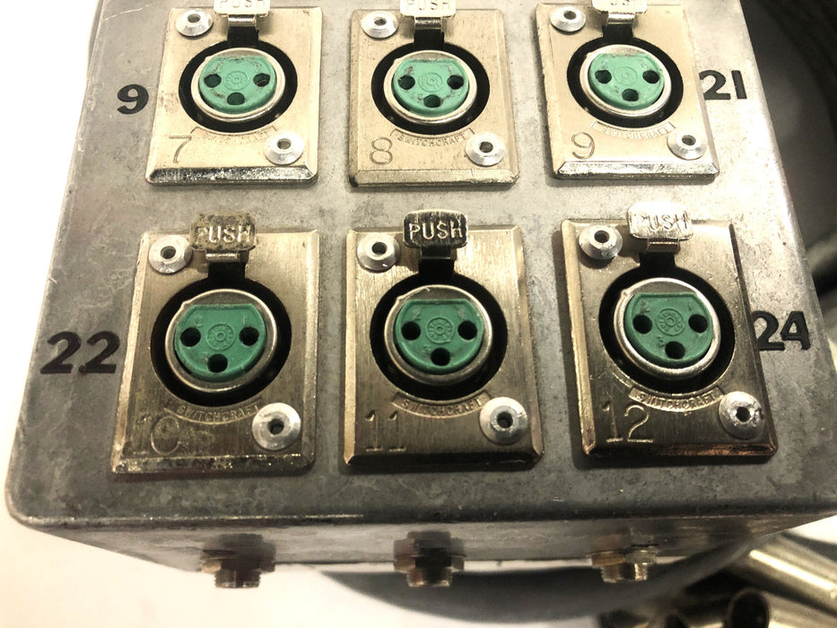 Conquest Sound Conqueror Audio Snake With 1 Bad Input 12-Channel USED