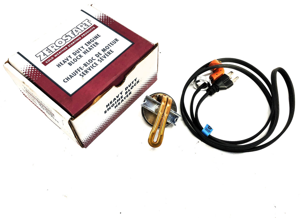 ZeroStart CSA Series C 750W 120VAC Block Heater Assembly 3500030 (LR1843-CJ) NOS