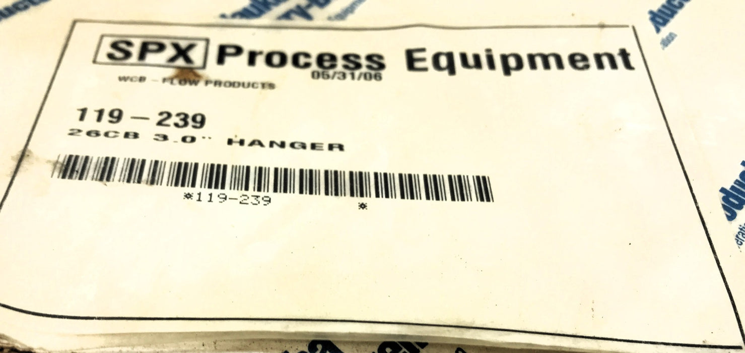 Waukesha Chery-Burrell 3" Tube Hanger 119-239 (26CB) NOS