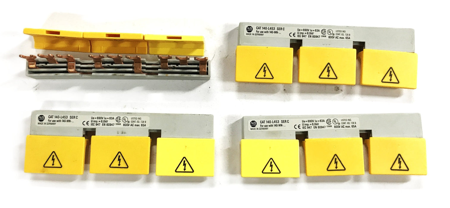 Allen-Bradley Series C 3-Phase Commoning Link 140-L453 [Lot of 4] NOS